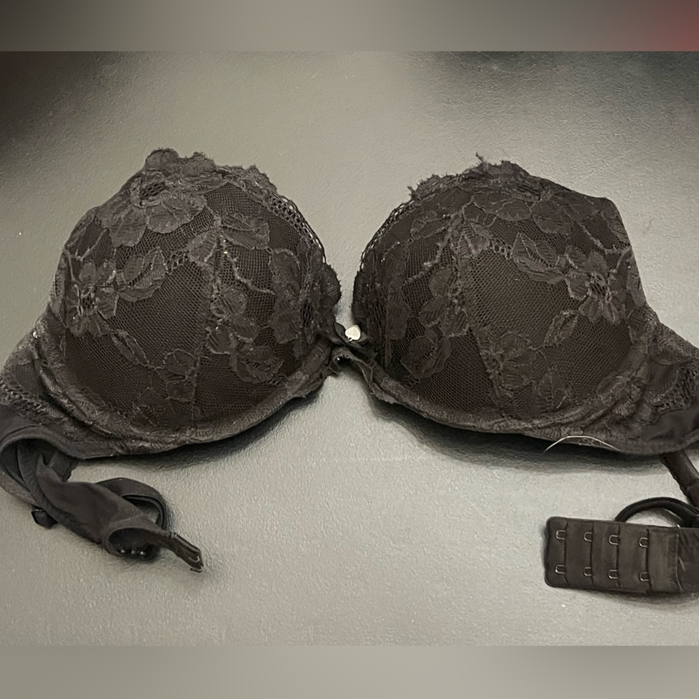 Black Lace Push-up Bra Victoria Secret